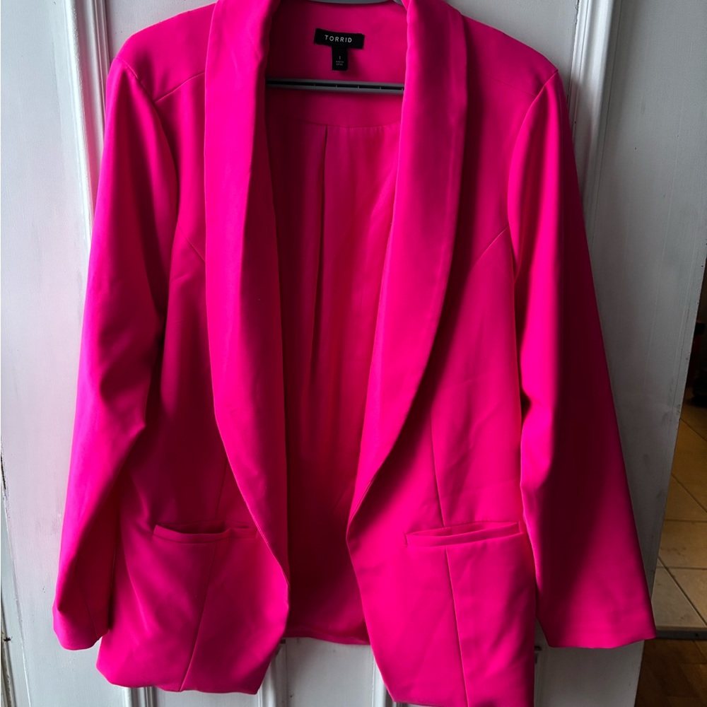 Torrid Barbie Pink Oversized Blazer
